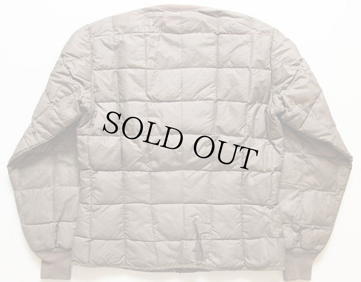 画像2: 60s BAUER DOWNバウアーダウン ナイロン インナー ダウンジャケット グレーブラウン M★EddieBauerエディーバウアー (2)