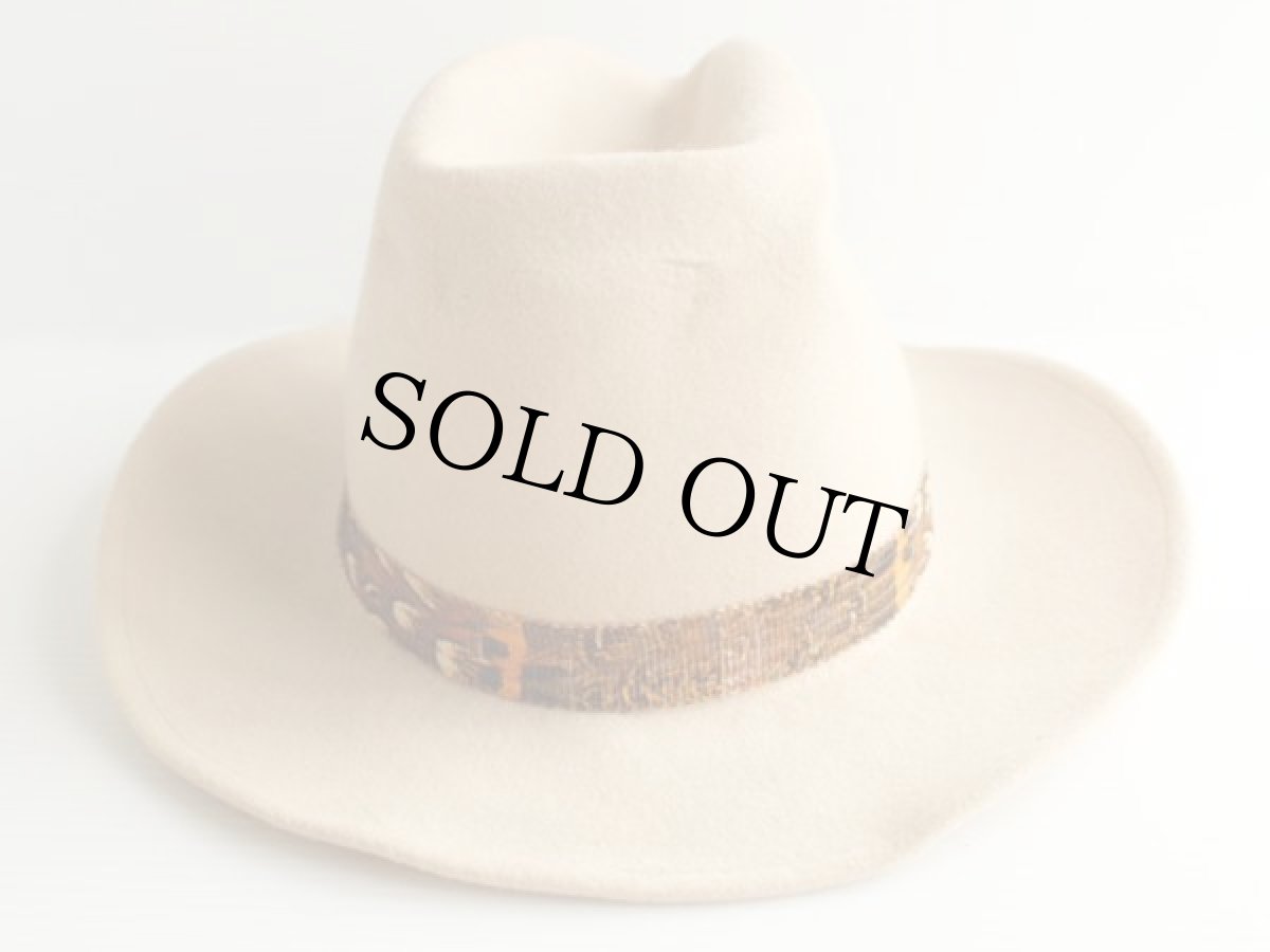 画像3: USA製 ROCKMOUNTロックマウント ウール フェルト カウボーイハット ベージュ L★ウエスタン (3)