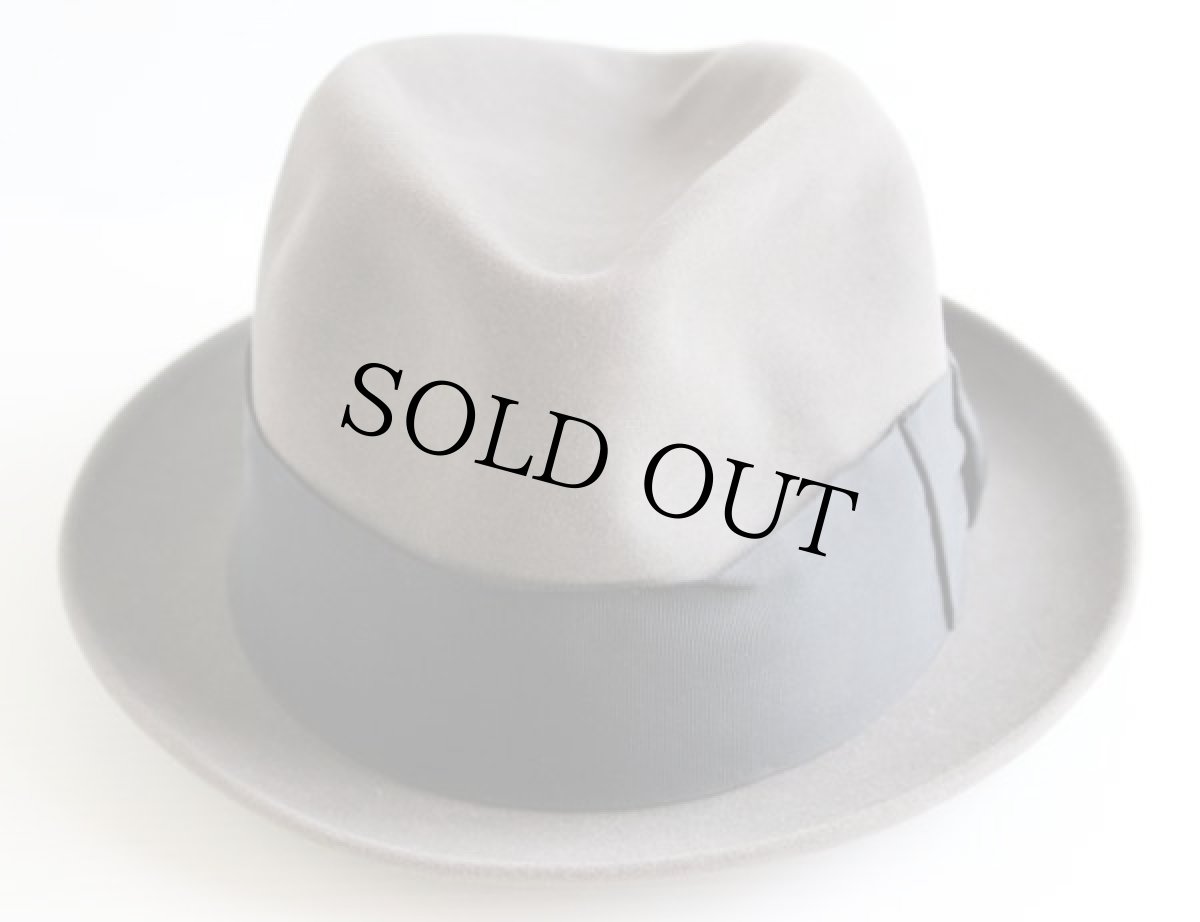 画像2: ビンテージ RESISTOL フェルト フェドラハット 7 1/8 (2)