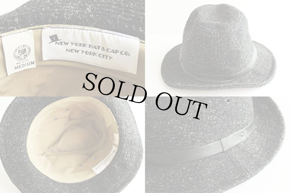 画像3: USA製 NEW YORK HAT ウールハット 黒 M (3)