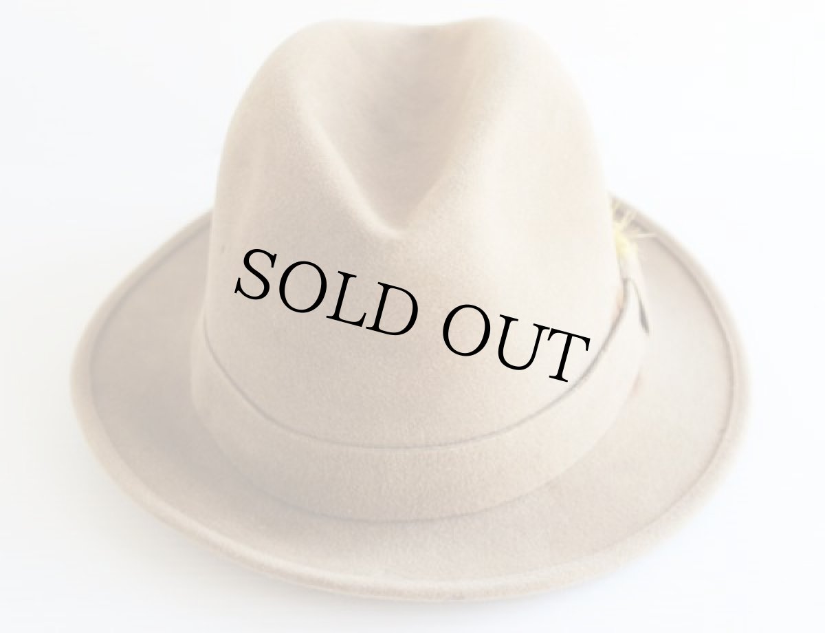 画像2: ビンテージ Country Gentleman フェルト フェドラハット7 1/4 (2)