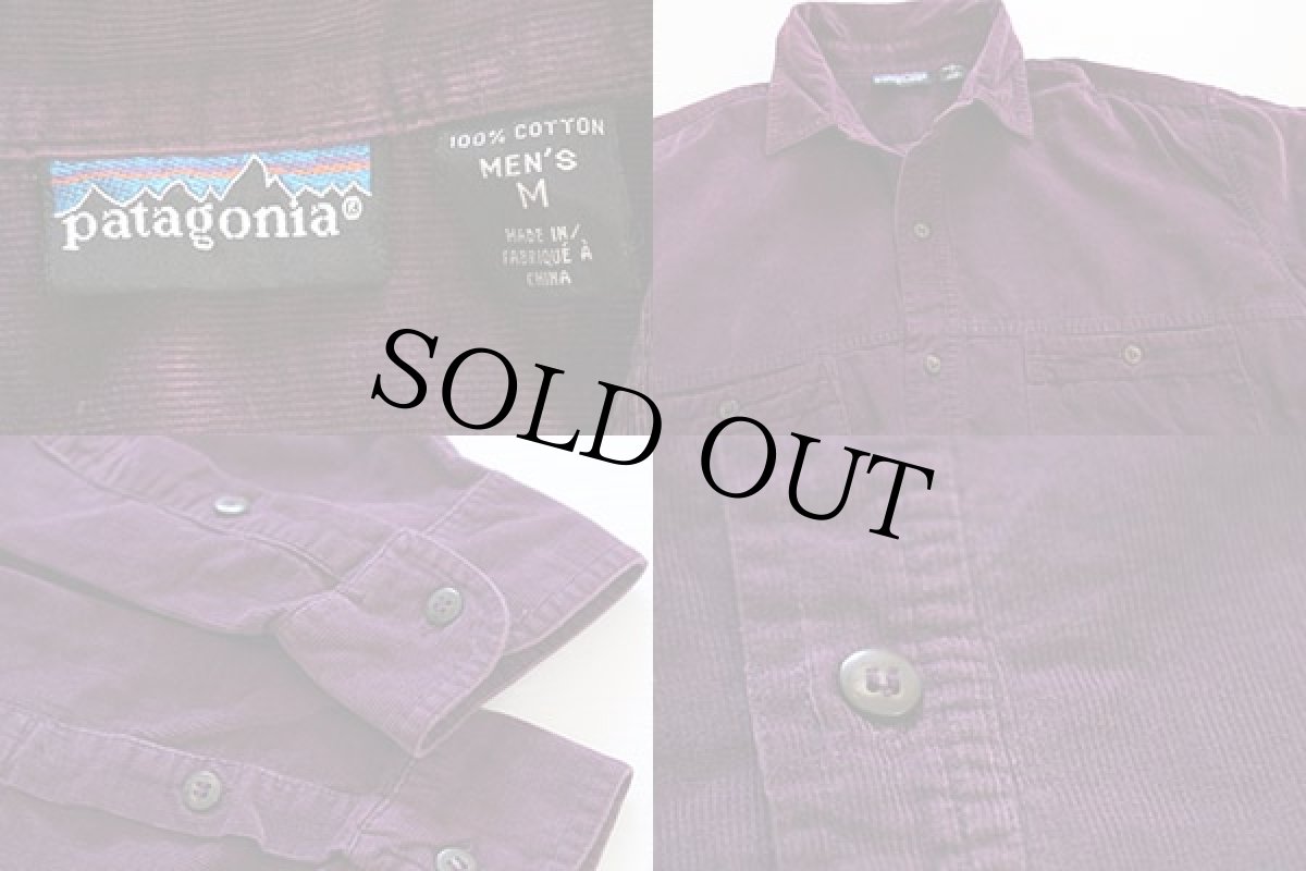 画像3: 90s patagoniaパタゴニア コーデュロイシャツ 紫 M (3)