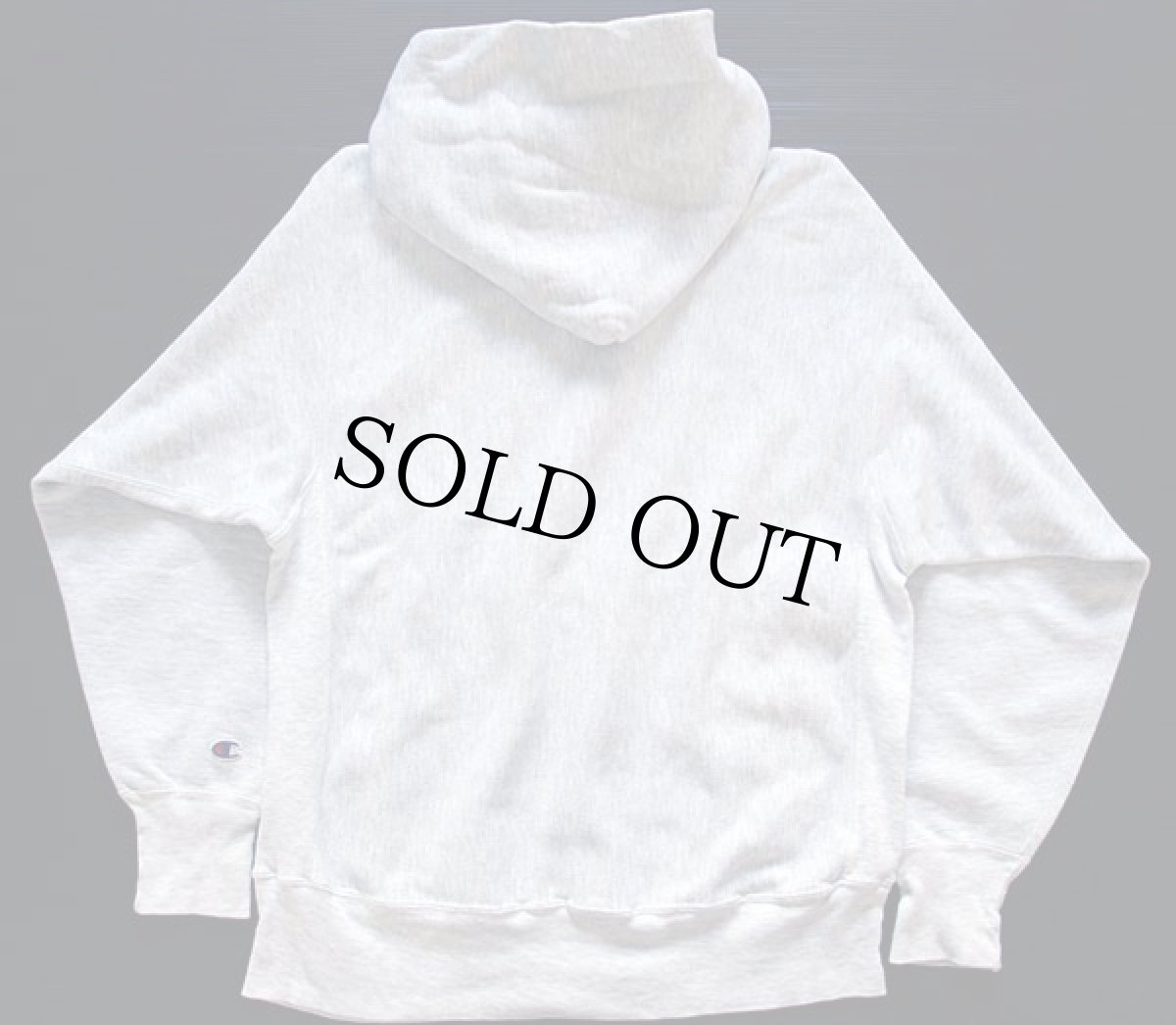 画像2: 90s メキシコ製 Championチャンピオン リバースウィーブ スウェットパーカー グレー L (2)