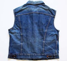 画像2: 60s USA製 LEVI'Sリーバイス 70505 BIGE カットオフ デニムベスト (2)