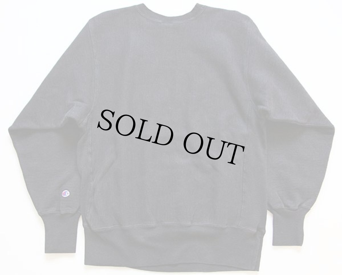 画像2: 90s メキシコ製 Championチャンピオン 三段中抜き リバースウィーブ スウェット 黒 L (2)