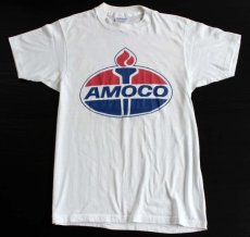 画像2: 80s USA製 Hanes AMOCO Tシャツ 白 M (2)