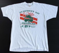 画像2: 80s USA製 ST.PATRICK'S DAY クローバー Tシャツ 白 XL (2)