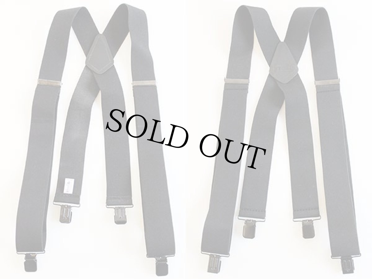 画像2: USA製 Hold Up Suspender クリップ式 サスペンダー 黒★459 (2)