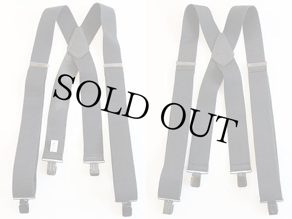 USA製 Hold Up Suspender クリップ式 サスペンダー 黒☆459