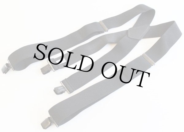 USA製 Hold Up Suspender クリップ式 サスペンダー 黒☆459