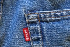 画像4: 80s USA製 Levi'sリーバイス 501 赤耳 デニムパンツ w35 L33 (4)