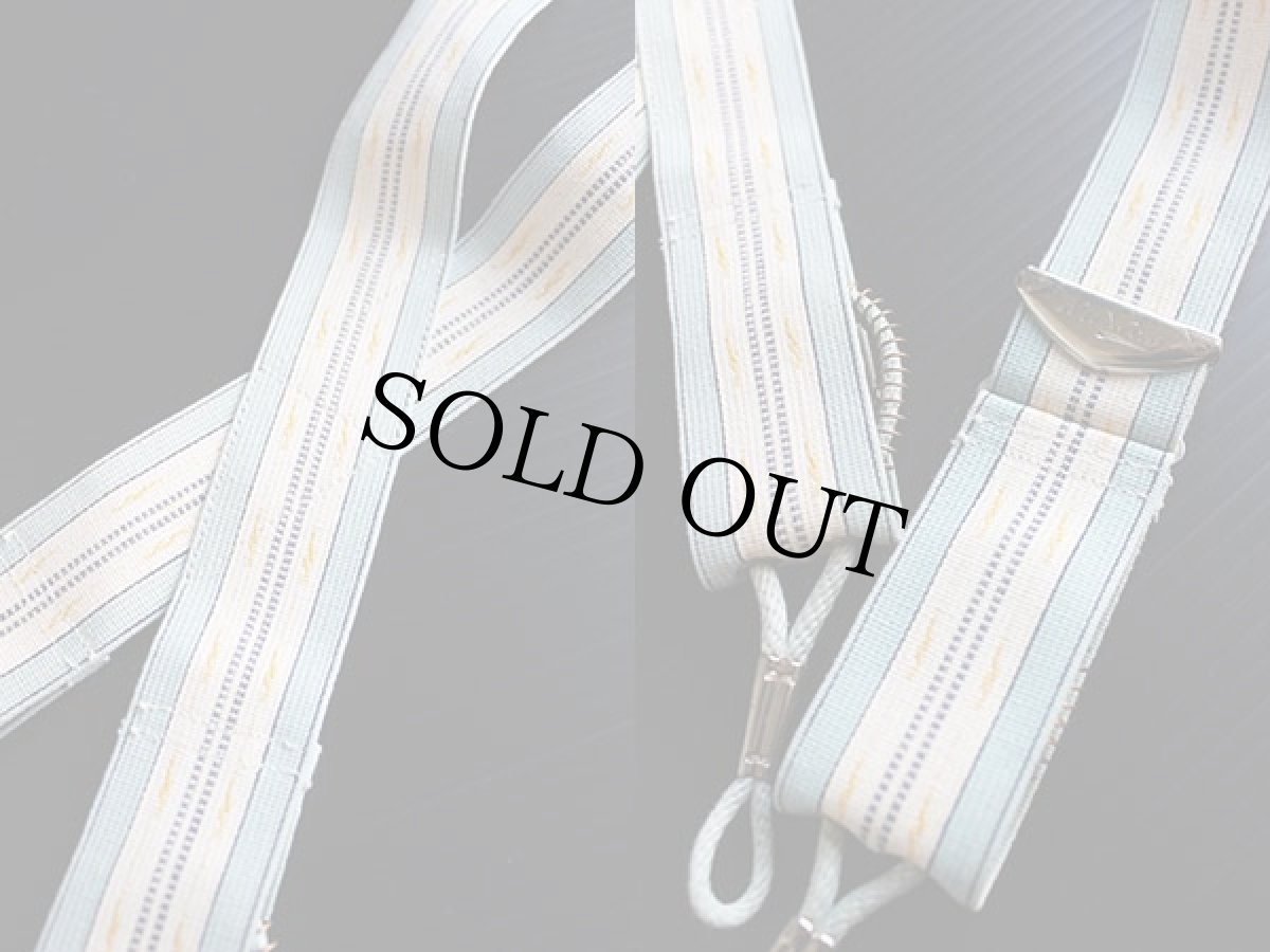 画像3: ビンテージ Nu Wayライン入り ボタンタブ式 サスペンダー★460 (3)