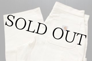 70s USA製 carharttカーハート コットン ペインターパンツ 生成り