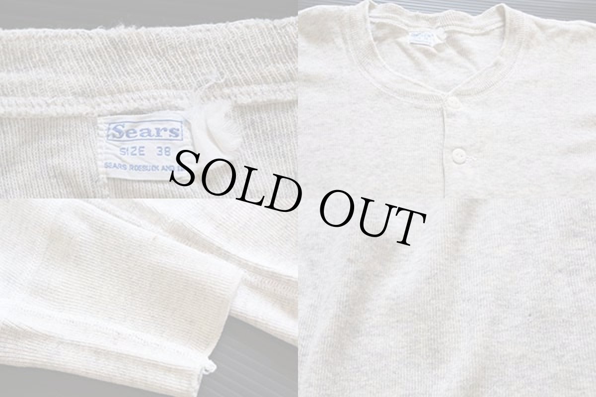 画像3: 50s Sears ヘンリーネック アンダーシャツ 38 (3)