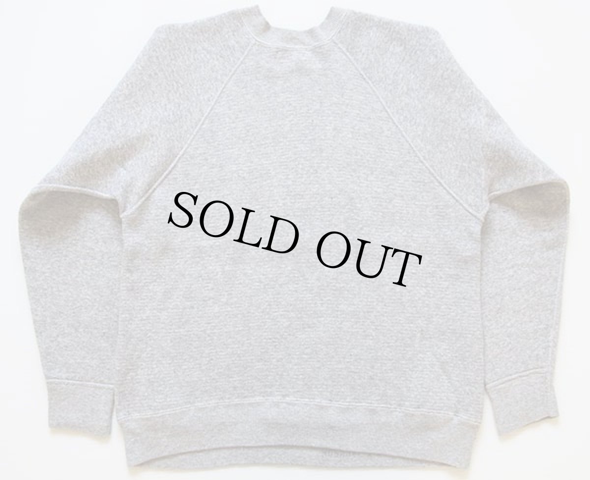 画像2: 60s USA製 Wilsonウィルソン 無地 スウェット 杢グレー (2)