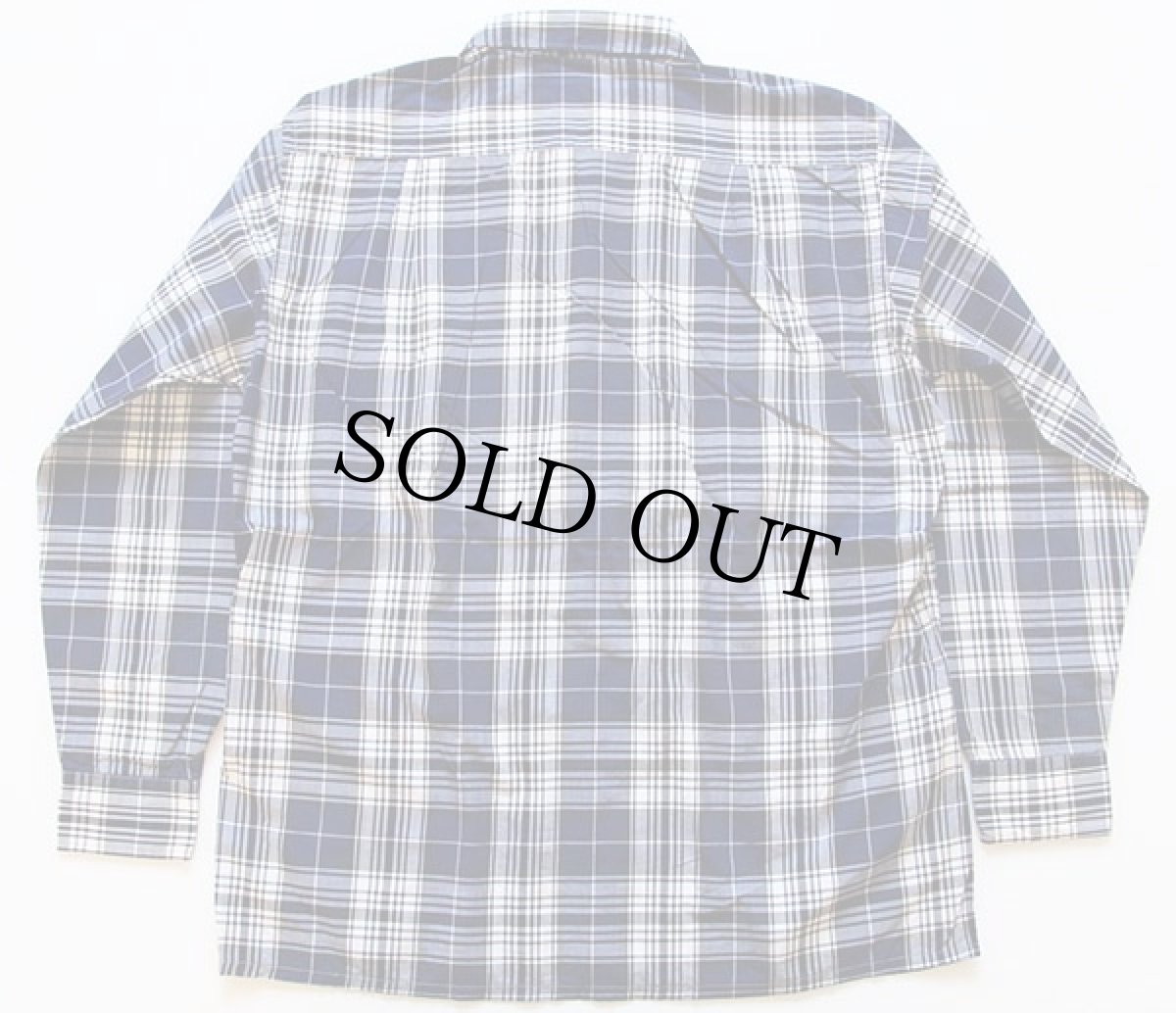 画像2: 60s Alexander's チェック コットンシャツ M (2)
