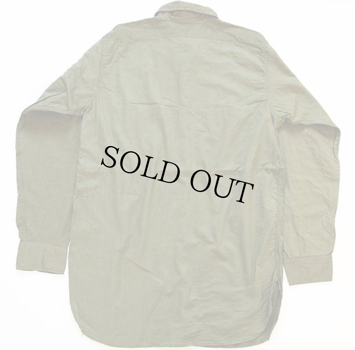 画像2: デッドストック★40s 米軍 USN N-3 コットンポプリンシャツ 15★B (2)