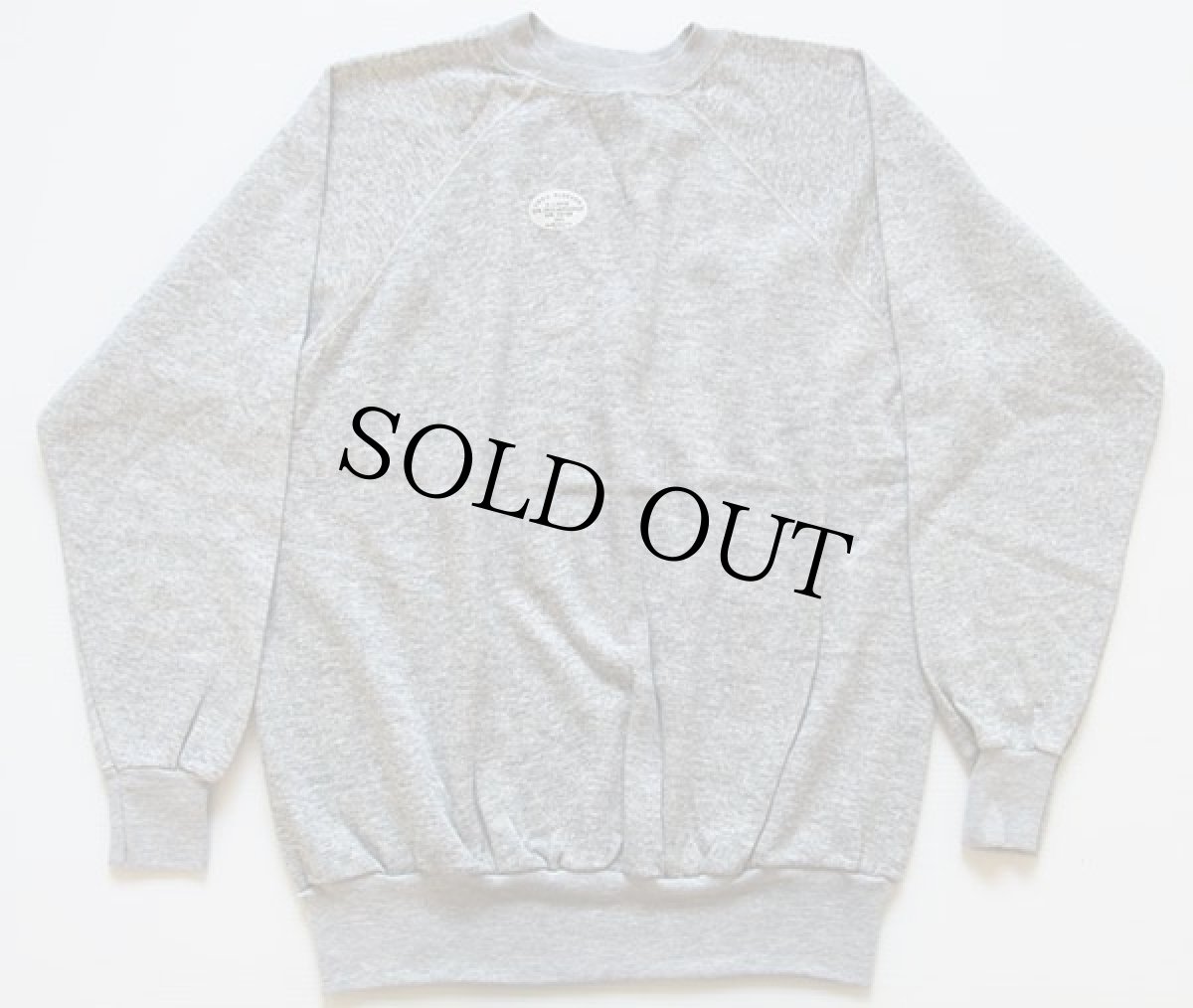 画像2: デッドストック★80s USA製 AMERICAN FLEECE WEAR スウェット 杢グレー XL (2)