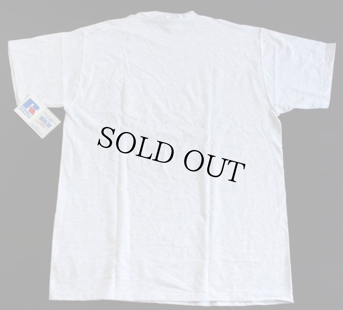 画像3: デッドストック★90s USA製 RUSSELLラッセル ポケットTシャツ ライトグレー L (3)