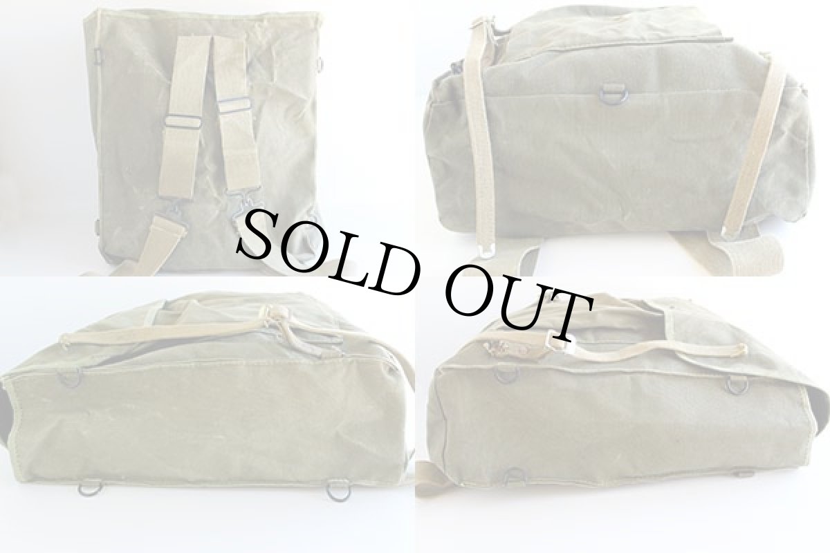 画像2: ビンテージ ハンドメイド キャンバス リュックサック (2)