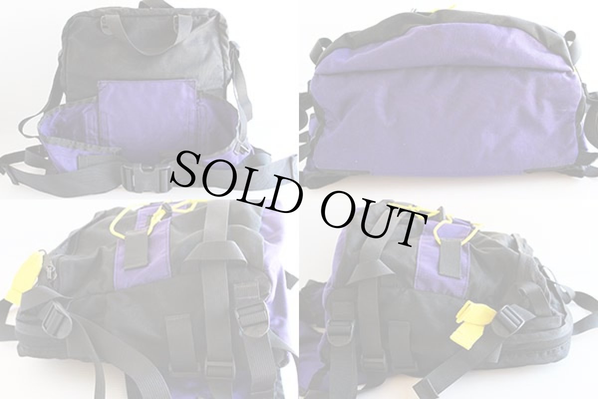 画像2: 90s MOUNTAINSMITHマウンテンスミス DAY PACK ウエストバッグ 紫 (2)