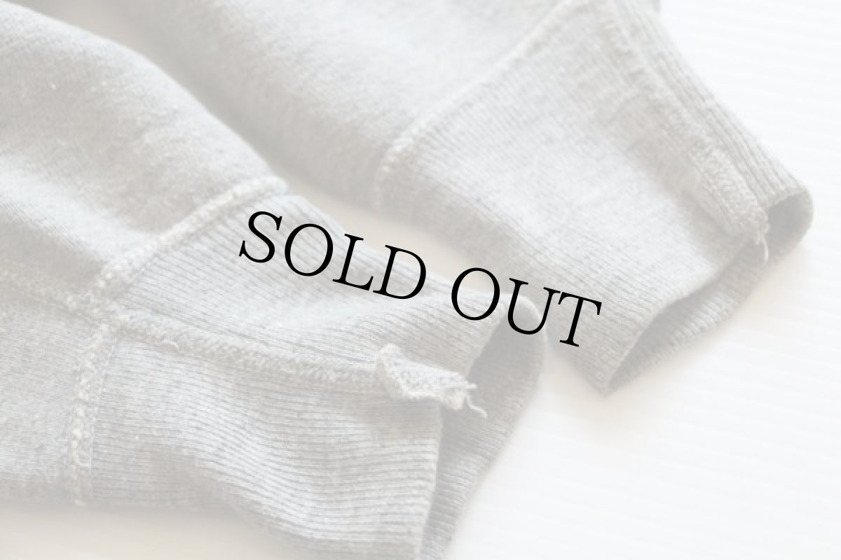 画像6: 60s UNKNOWN 無地 前V スウェット グレー (6)