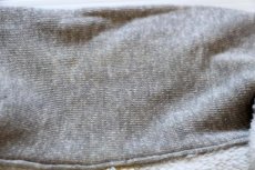 画像6: 50s SPORTSWEAR 無地 襟付き ハーフジップ コットンスウェット 杢グレー XL (6)