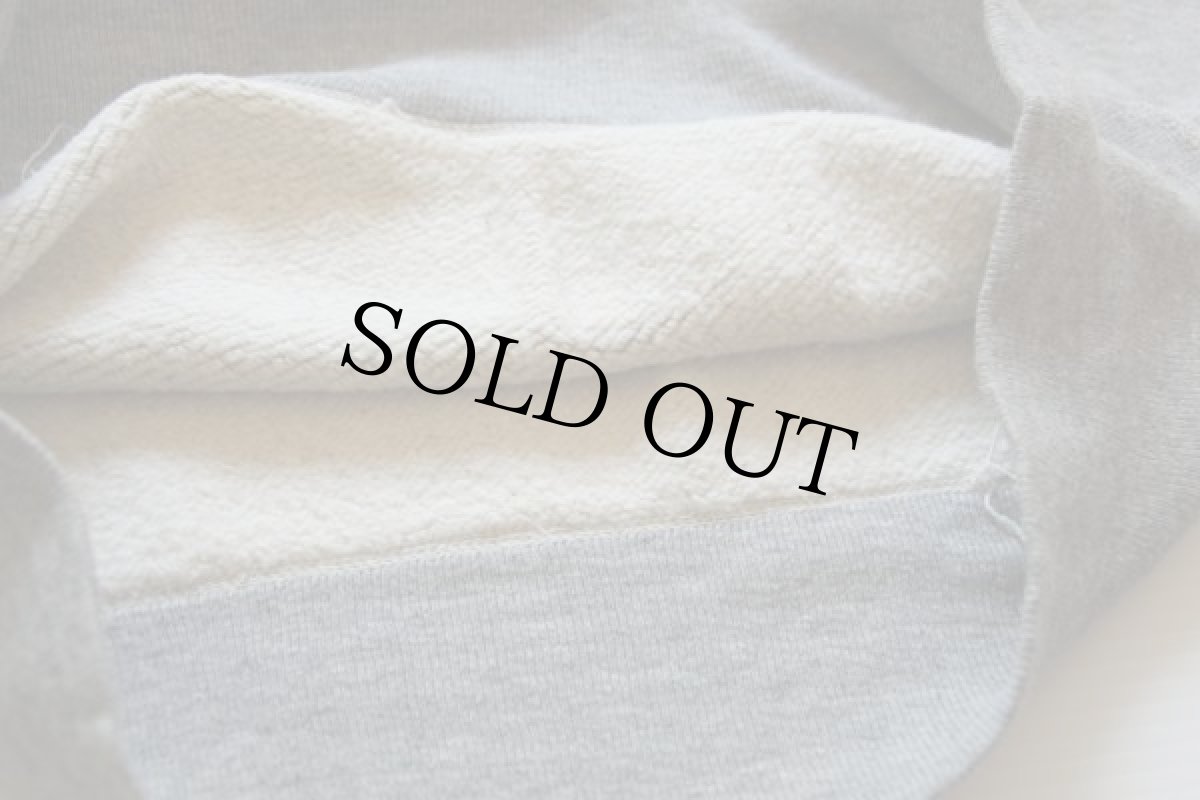 画像4: 60s UNKNOWN 無地 前V スウェット グレー (4)