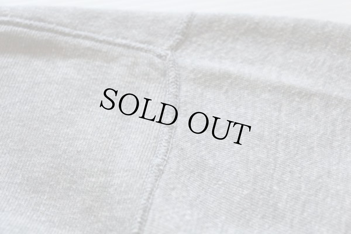 画像5: 60s UNKNOWN 無地 前V スウェット 杢グレー (5)