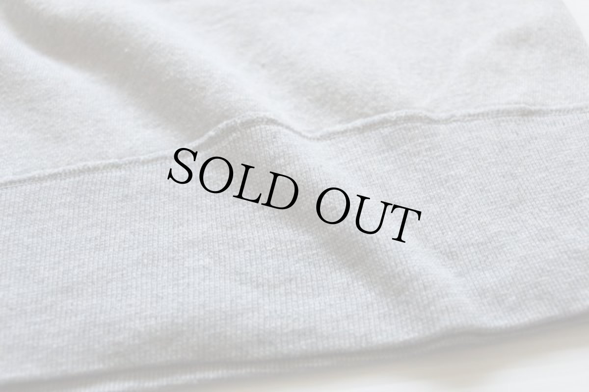 画像4: 60s UNKNOWN 無地 前V スウェット 杢グレー (4)