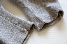 画像5: 50s SPORTSWEAR 無地 襟付き ハーフジップ コットンスウェット 杢グレー XL (5)