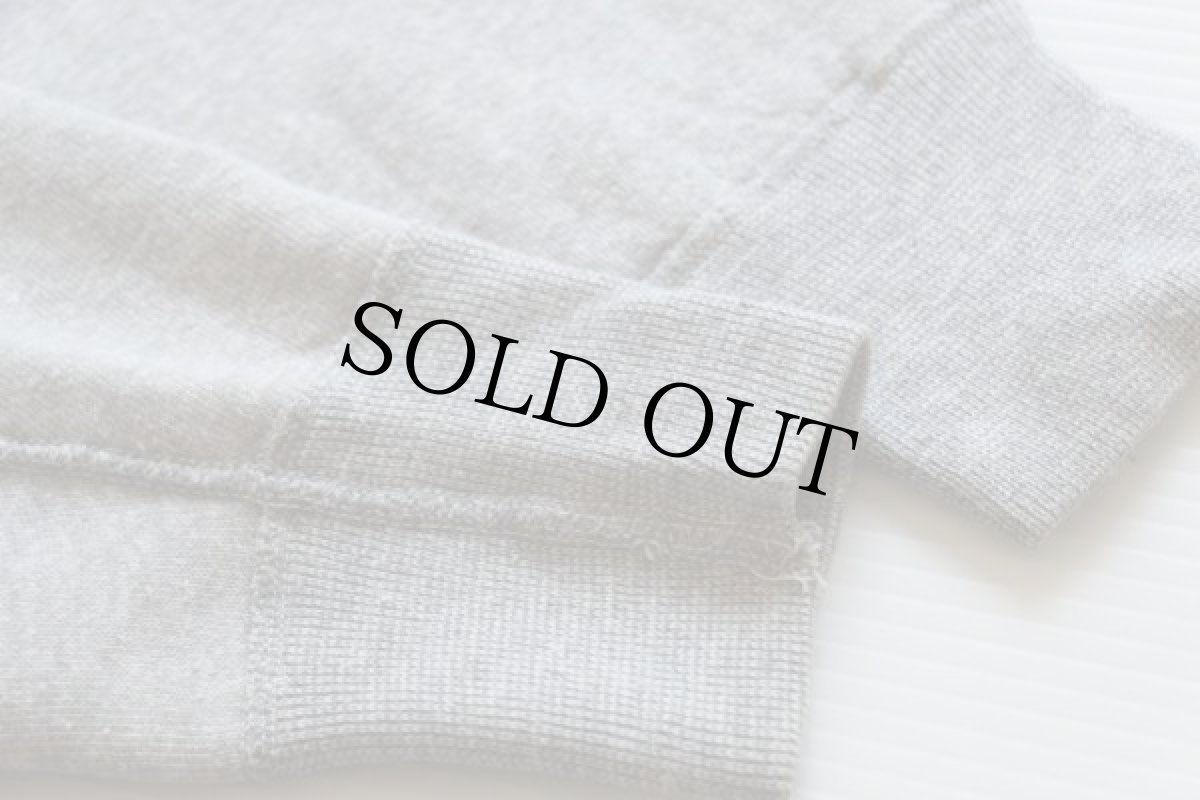 画像6: 60s UNKNOWN 無地 前V スウェット 杢グレー (6)