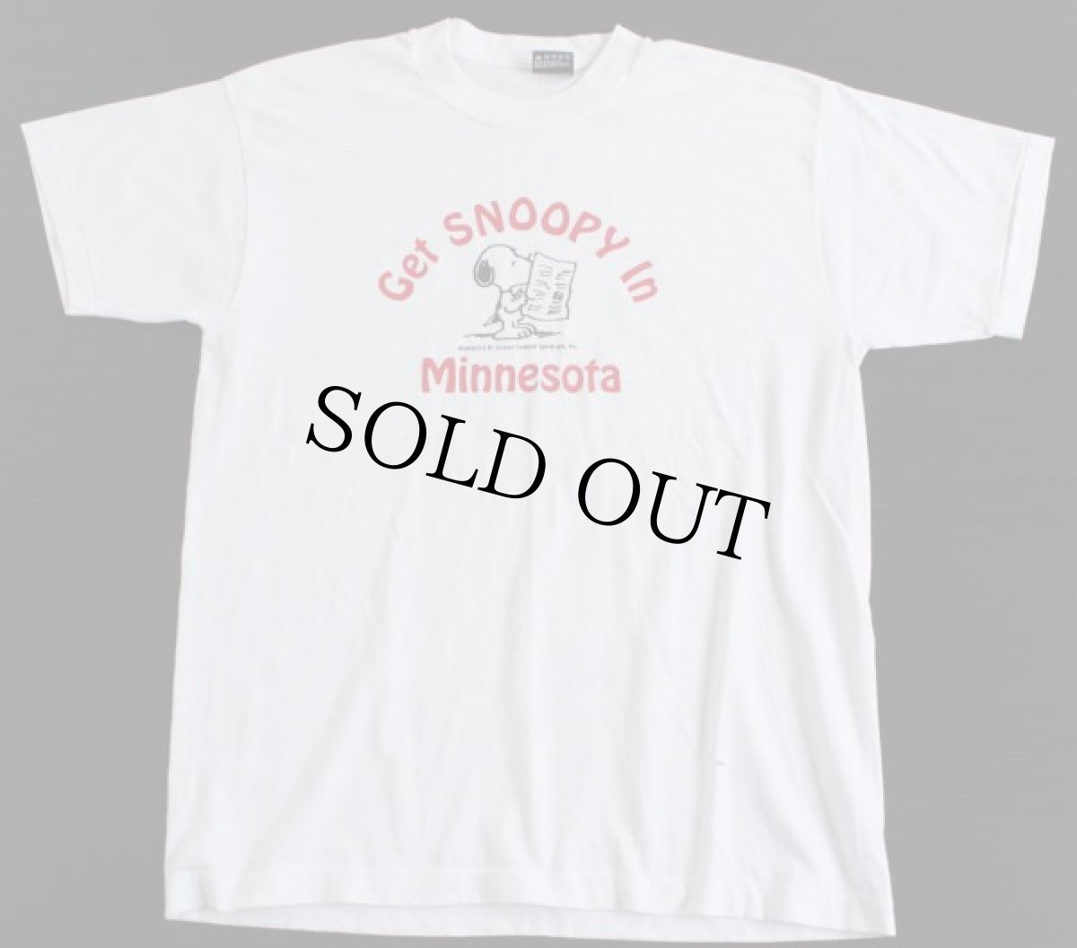 画像2: 90s USA製 スヌーピー MINNESOTA Tシャツ 白 L (2)
