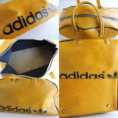 画像3: 70s ユーゴスラビア製 adidasアディダス ボストンバッグ 黄 (3)