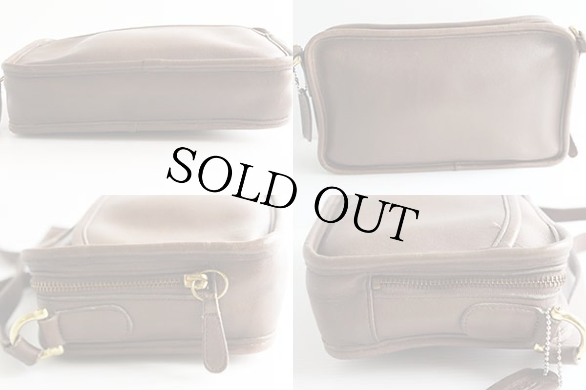 画像2: USA製 COACH オールド コーチ レザー ショルダーバッグ★9974 (2)