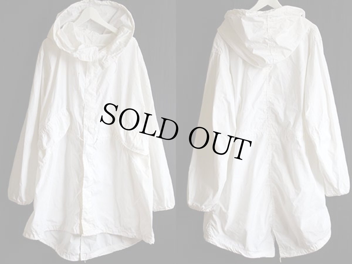 画像2: 80s 米軍 U.S.ARMY スノーカモ パーカー ホワイト S★モッズコート (2)