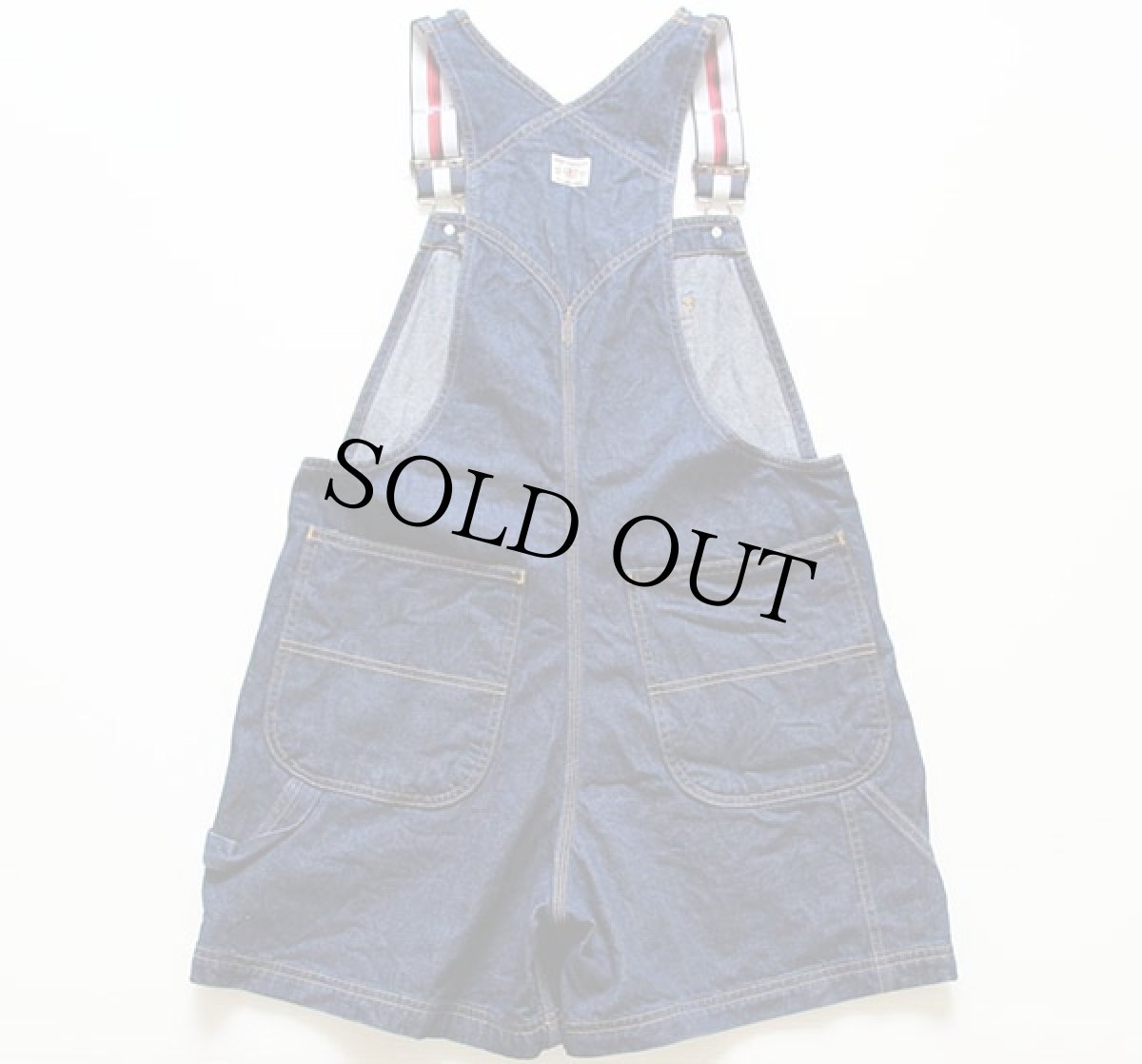 画像2: 00s POLO JEANSポロ ジーンズ ラルフローレン デニム サロペット M (2)