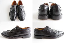 画像2: 70s FLORSHEIMフローシャイム IMPERIAL ケンムール レザーシューズ  黒 8.5D★革靴 (2)