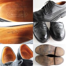 画像3: 70s FLORSHEIMフローシャイム IMPERIAL ケンムール レザーシューズ  黒 8.5D★革靴 (3)