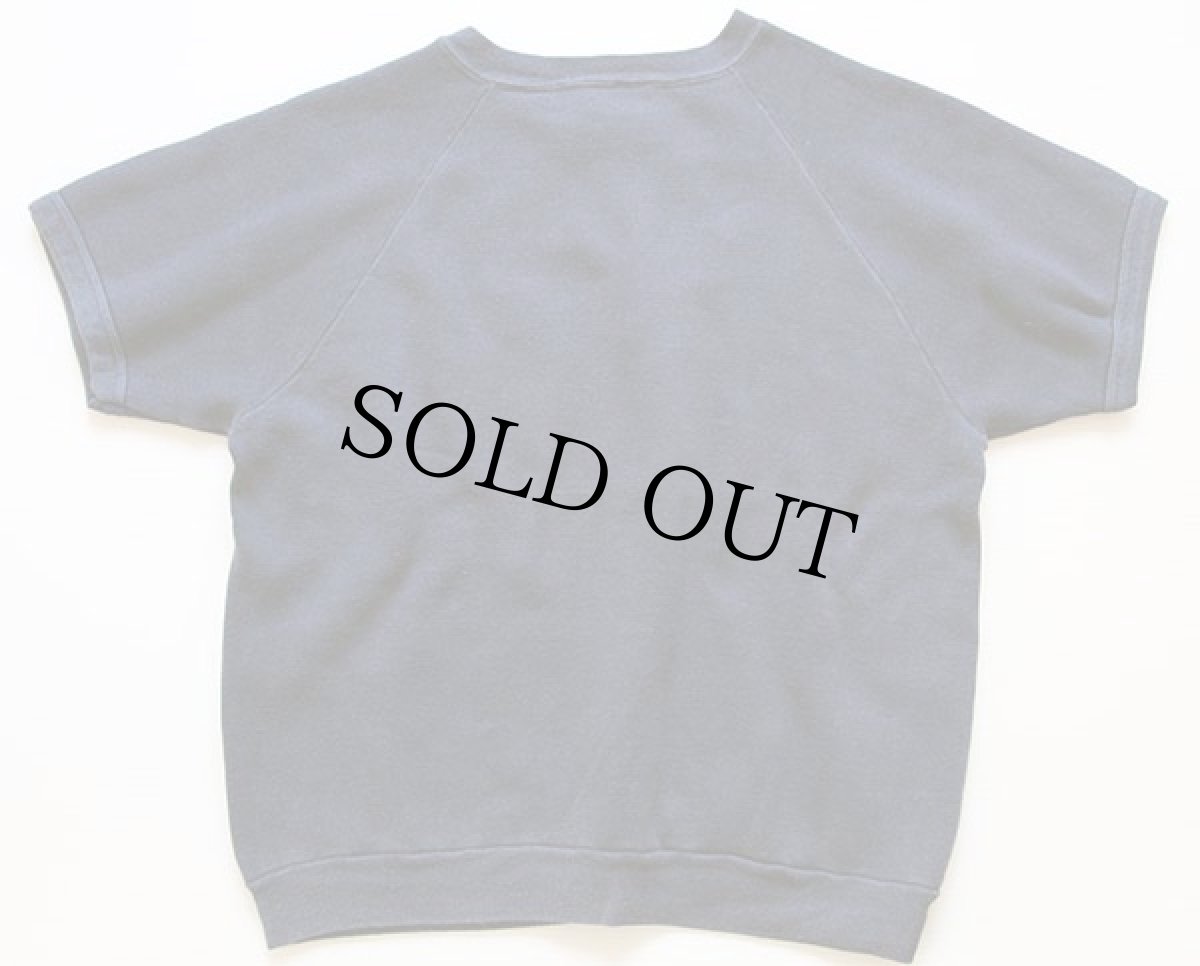 画像2: 60's 無地 半袖スウェット 紺★ブランク (2)