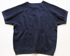 画像2: 60's 無地 半袖スウェット 紺★ブランク (2)
