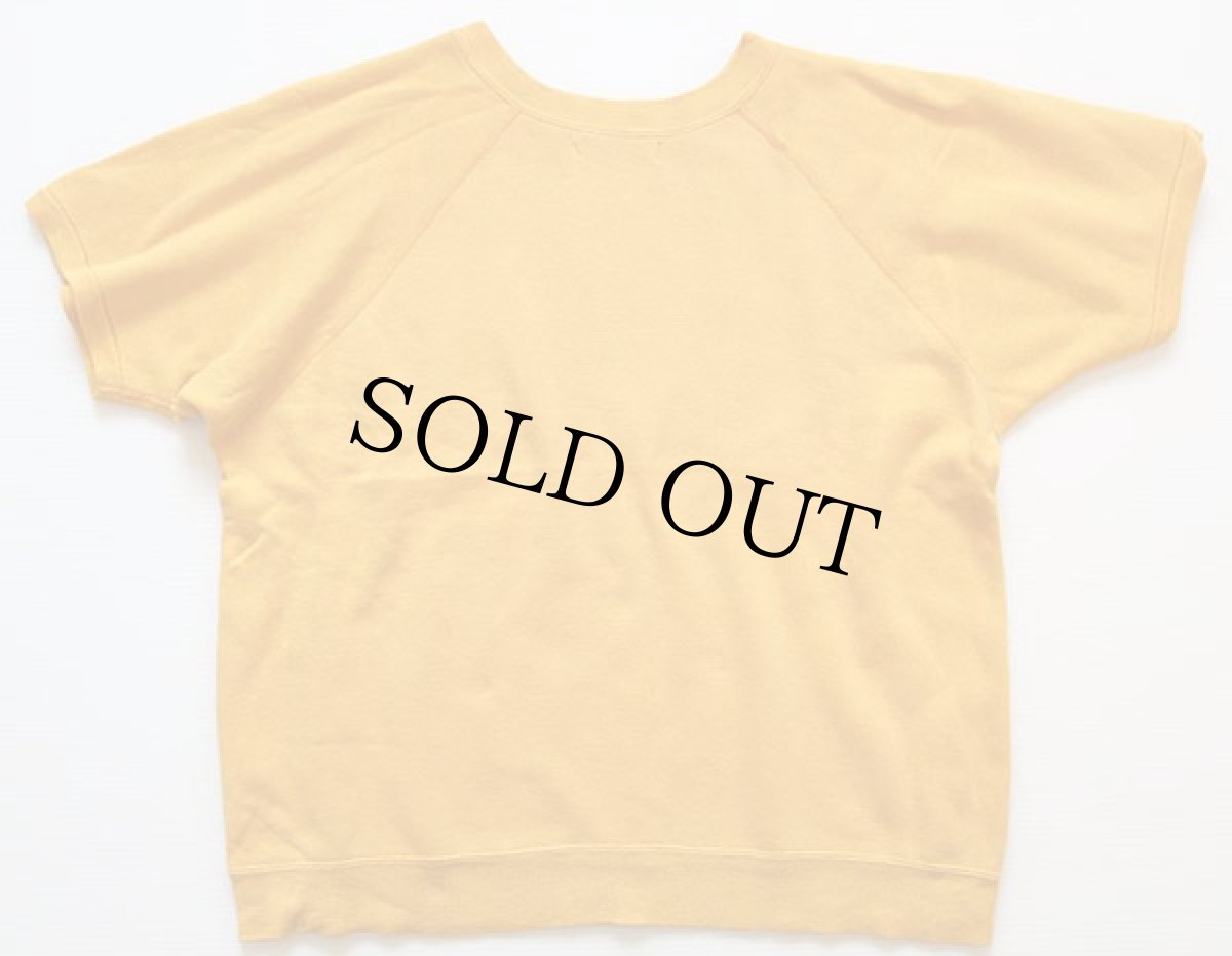 画像2: 70s Walt Disney World フロッキープリント 半袖スウェット 黄 L (2)