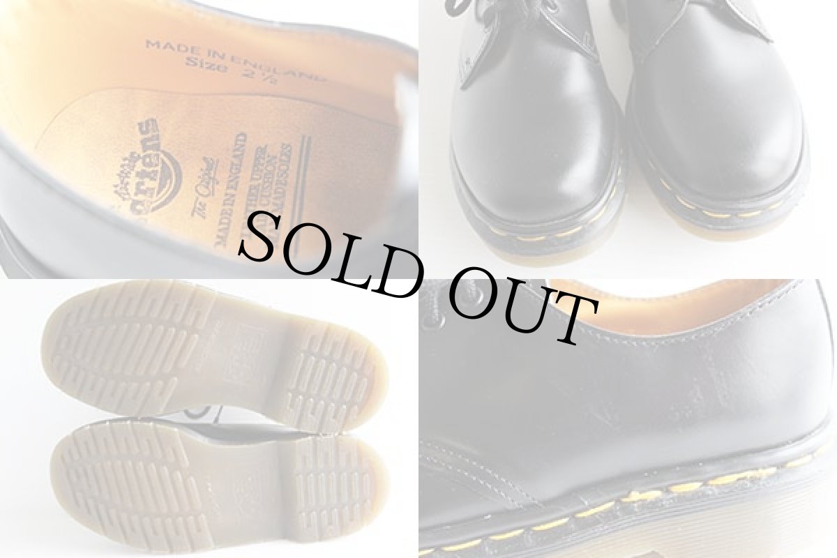 画像3: 英国製 DR.MARTENSドクターマーチン 3ホール レザーシューズ 黒 UK2.5 (3)