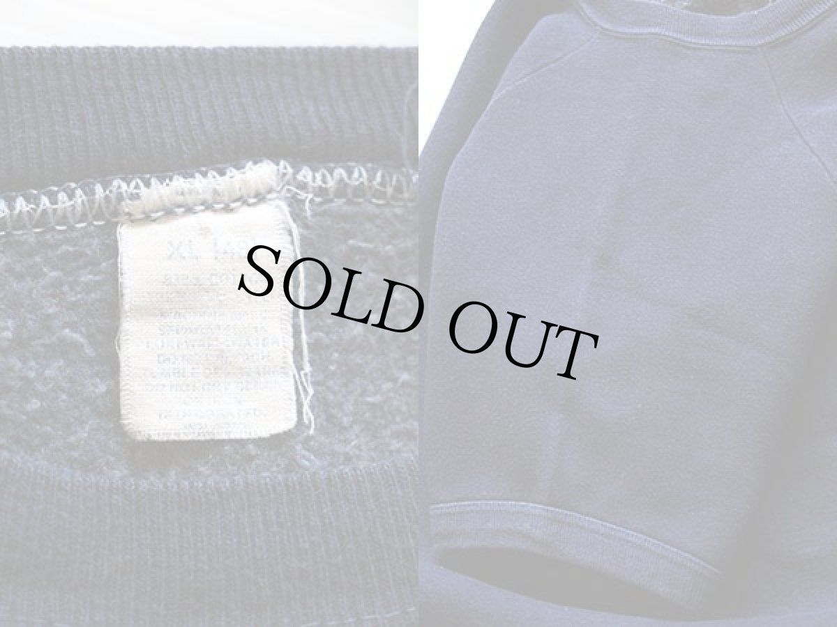 画像3: 60's 無地 半袖スウェット 紺★ブランク (3)