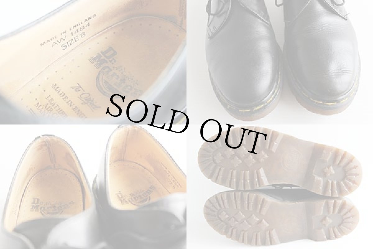 画像3: 英国製 DR.MARTENSドクターマーチン 3ホール レザーシューズ 黒 UK8 (3)