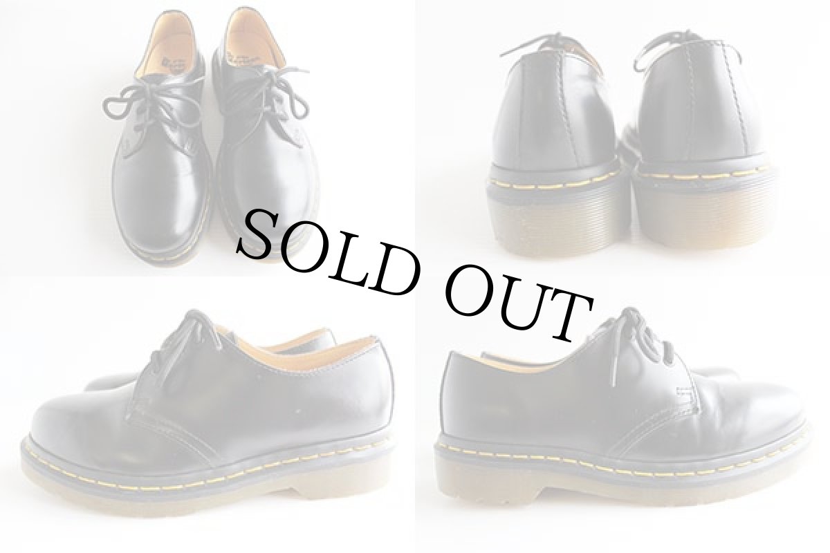 画像2: DR.MARTENSドクターマーチン 3ホール レザーシューズ 黒 UK4 (2)