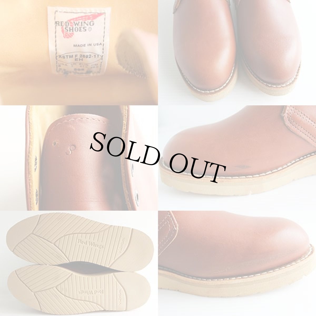 画像3: USA製 REDWINGレッドウイング 595 チャッカブーツ 茶 8 (3)