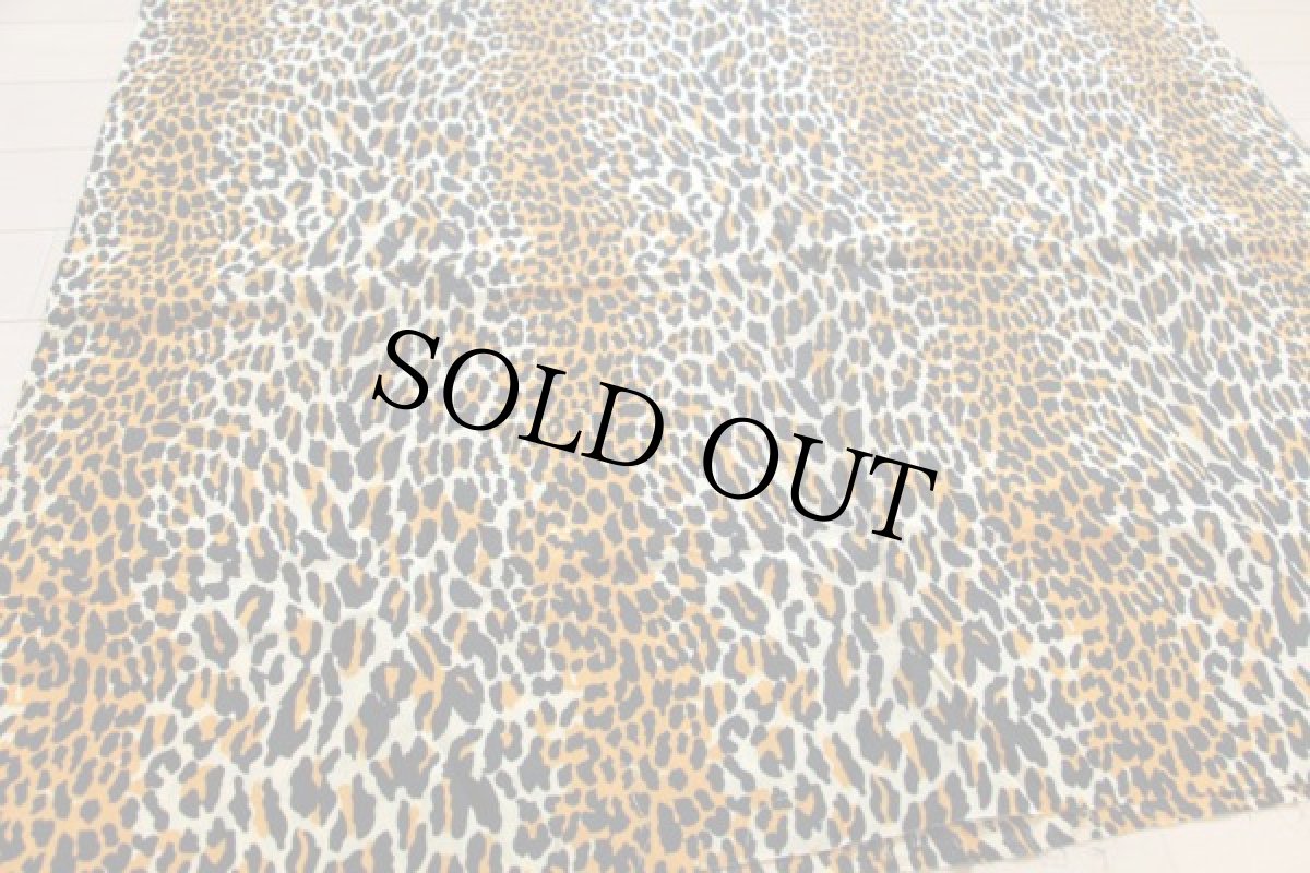 画像2: ビンテージ レオパード柄 コットン生地★豹柄 (2)