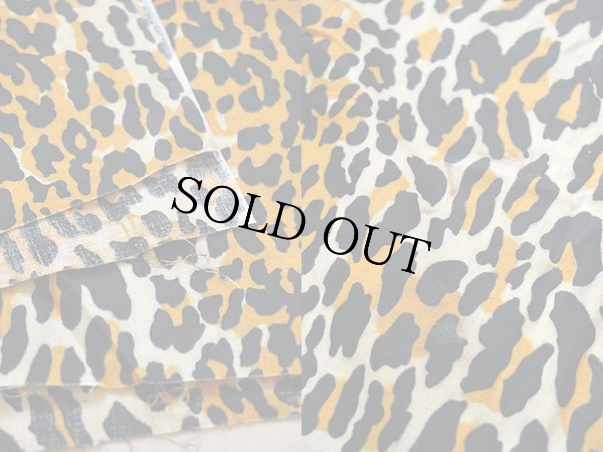 画像3: ビンテージ レオパード柄 コットン生地★豹柄 (3)