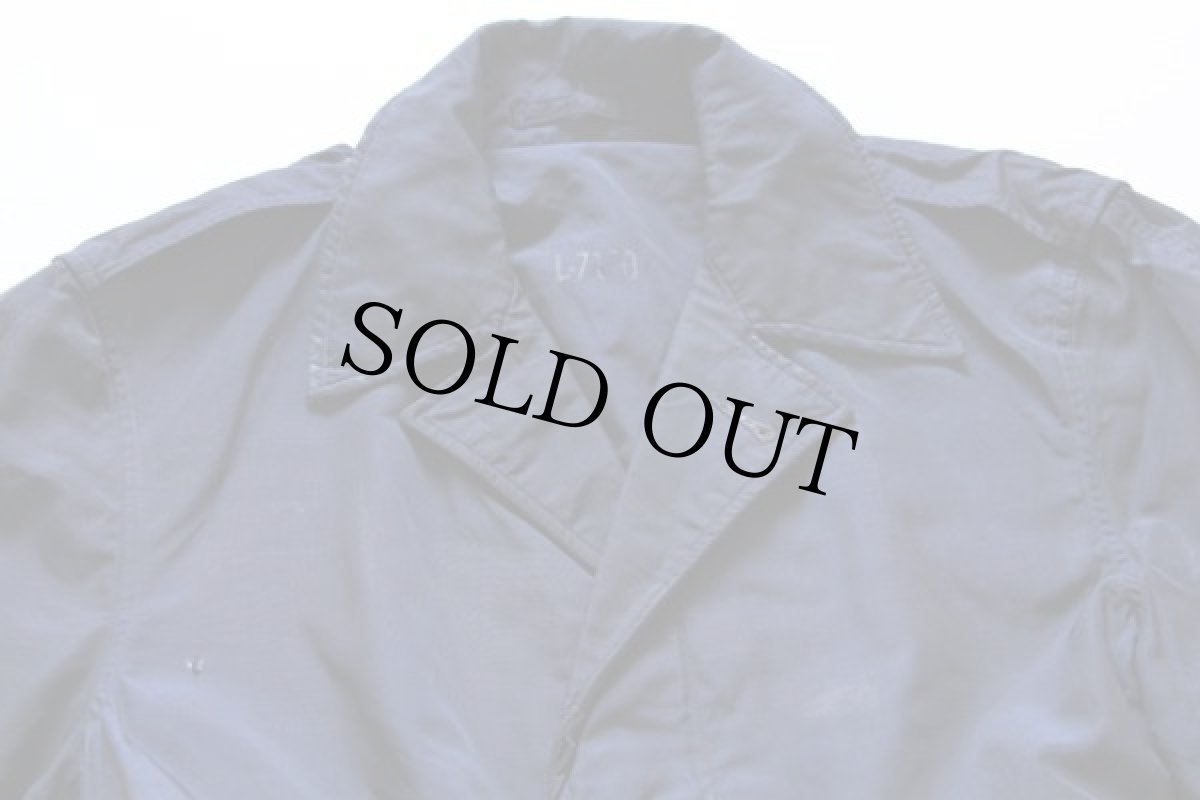 画像3: 50s 米軍 USAF レインコート 紺 38S (3)